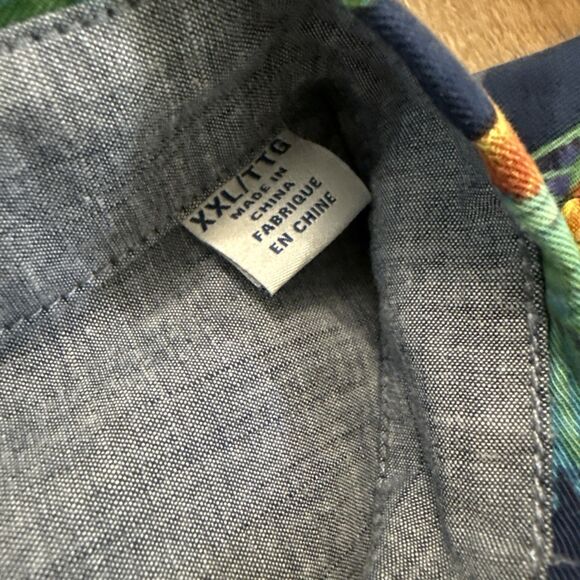 Tommy Bahama Short Sleeve Shirt All Over Print Fuego Palms Rayon Camp Casual XXL - Picture 10 of 15